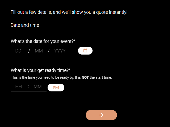 Plan Your Bridal Beauty Budget with Our Quote Calculator